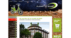 Desktop Screenshot of planetofbikes.de