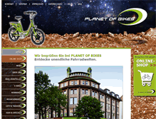 Tablet Screenshot of planetofbikes.de